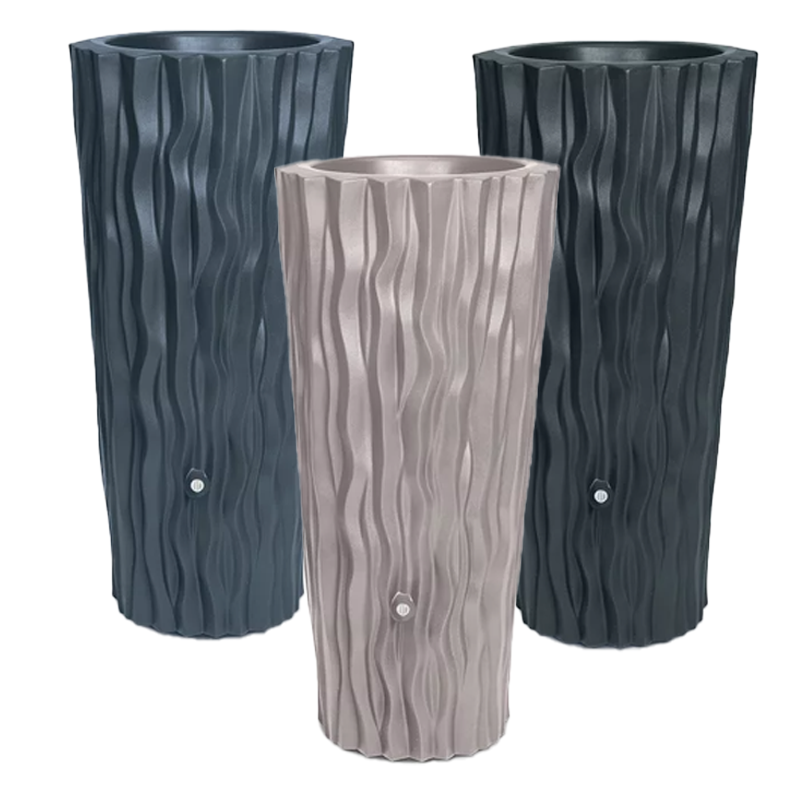 ozdobny zbiornik na deszczówkę do rynny